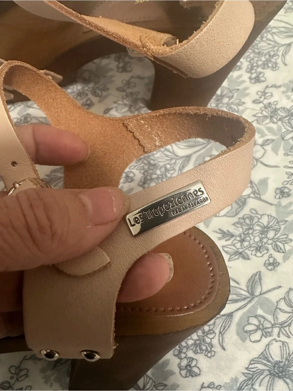 Les Tropeziennes Pink Glitter Slingback Sandals with Ankle Strap
